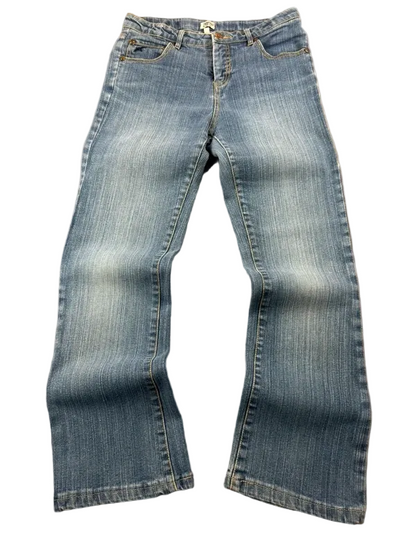 Fairfield & Co Mid Rise Bootcut Jeans W26/S Y2K Miss Me Style McBling