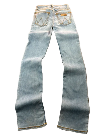 Wrangler Low Rise W24 Bootcut Miss Me Style McBling Y2K Japan Style