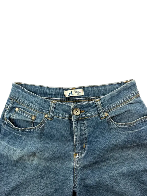 L.E.I. Chelsea Bootcut Jeans Damen W27 Y2K Flare Japanstyle Vintage