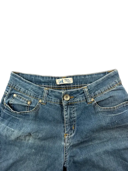 L.E.I. Chelsea Bootcut Jeans Damen W27 Y2K Flare Japanstyle Vintage
