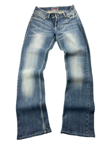 Wrangler Low Rise W25 Bootcut Y2K Western Cowgirl McBling Vintage