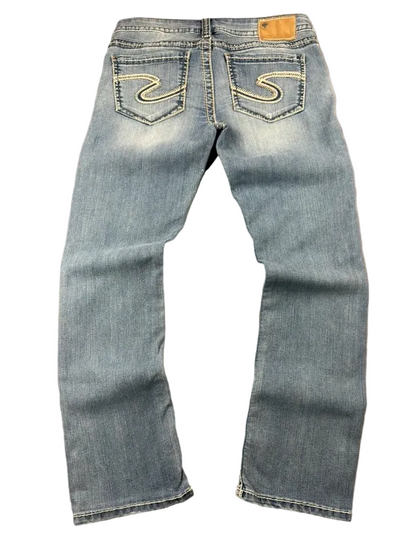 Silver Jeans Low Rise Santorini W28/EU38 Bootcut Miss Me Style Rock Revival McBling Y2K Japan Style