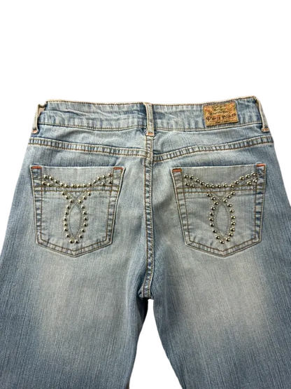 Paris Blues Low Rise W24 Bootcut McBling Y2K Japan Style Miss me Style