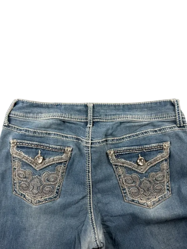 APT.9 Bootcut Jeans Damen W30 Y2K McBling Miss Me Style Japanstyle
