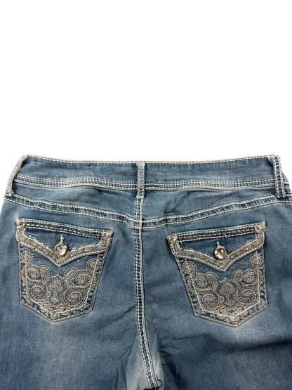 APT.9 Bootcut Jeans Damen W30 Y2K McBling Miss Me Style Japanstyle