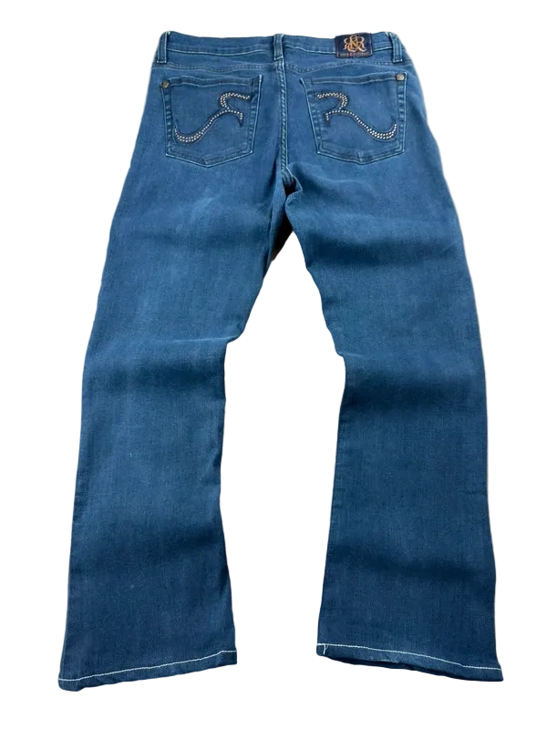 Rock & Republic Kasindra Bootcut Jeans W28/M Y2K Miss Me Style Strass
