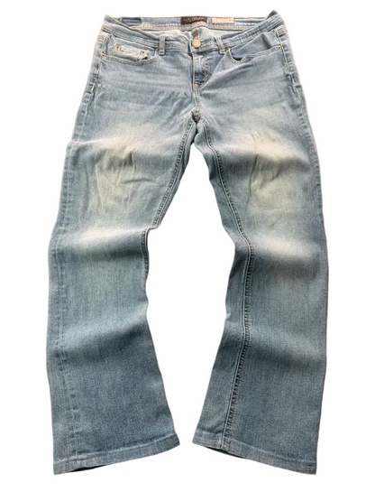 Maurices Low Rise Bootcut Jeans W31 M Y2K Miss Me Style Rock Revival McBling