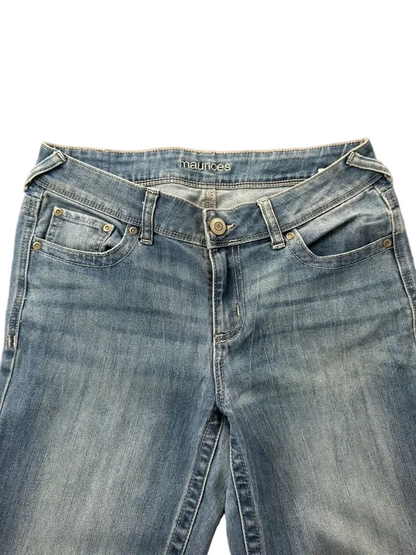 Maurices Low Rise Bootcut Jeans W29/S McBling Y2K Miss Me Style Studded
