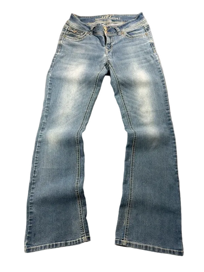 WallFlower Low Rise Bootcut W27 Y2K Miss Me Style McBling Japan Style