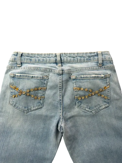 Aeropostale Low Rise Bootcut Jeans W30 Y2K Japanstyle Miss Me Style