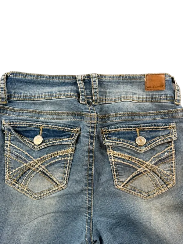 WallFlower Bootcut Jeans Damen W26/S Vintage Y2K Denim japanstyle