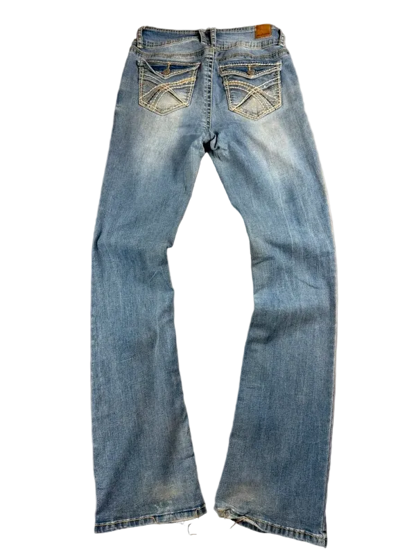 WallFlower Bootcut Jeans Damen W26/S Vintage Y2K Denim japanstyle