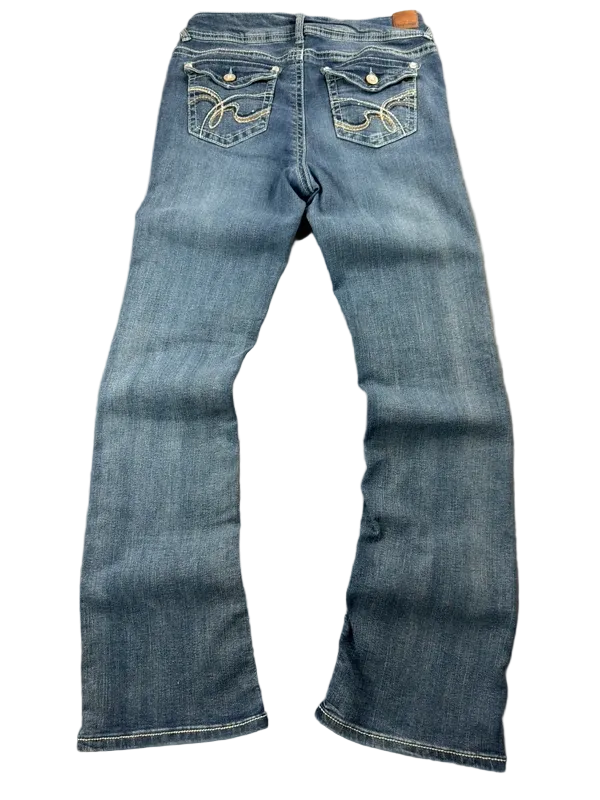 WallFlower Mid Rise Luscious Curvy Bootcut Jeans W27 Miss Me Style McBling Y2K Japan Style