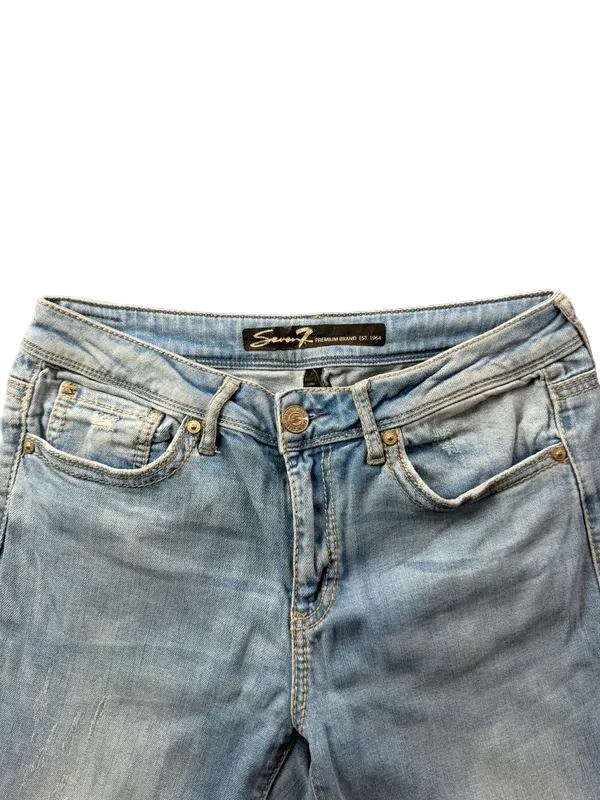 Seven7 Mid Rise W29 Bootcut Miss Me Style Rock Revival McBling Y2K