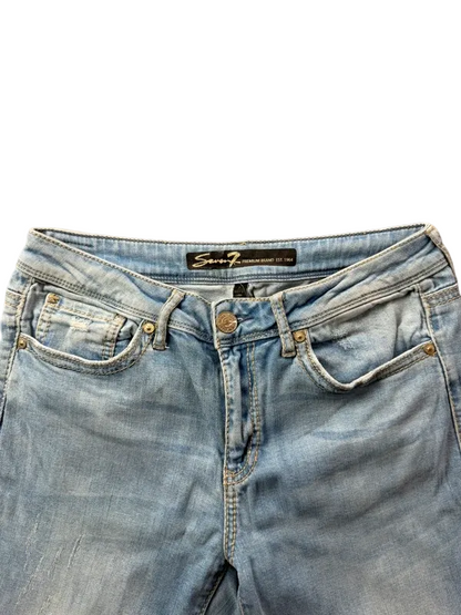 Seven7 Mid Rise W29 Bootcut Miss Me Style Rock Revival McBling Y2K