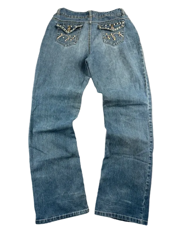 L.E.I. Chelsea Bootcut Jeans Damen W27 Y2K Flare Japanstyle Vintage