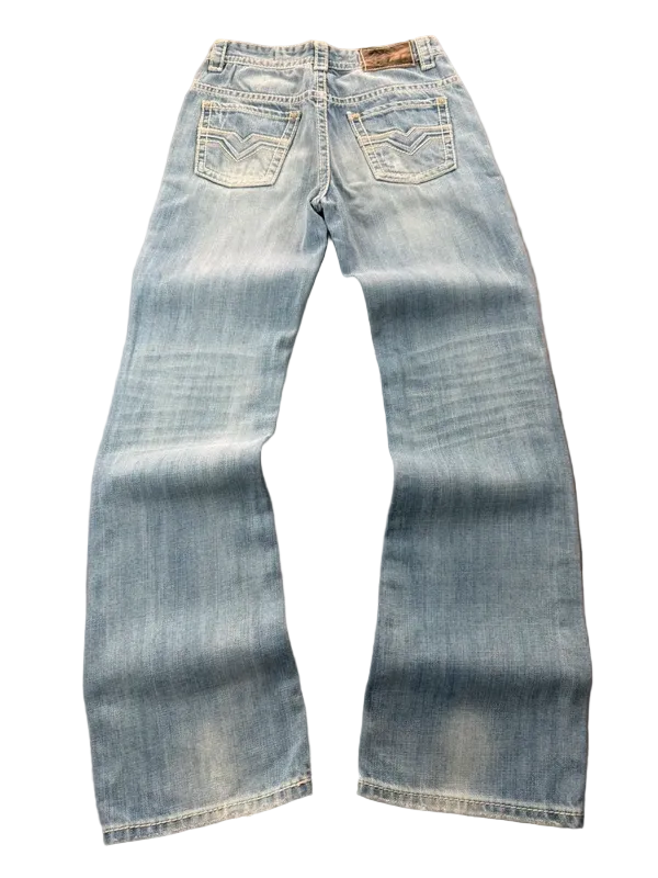 Rock & Roll Low Rise W25 Bootcut Miss Me Style Y2K Japan Style