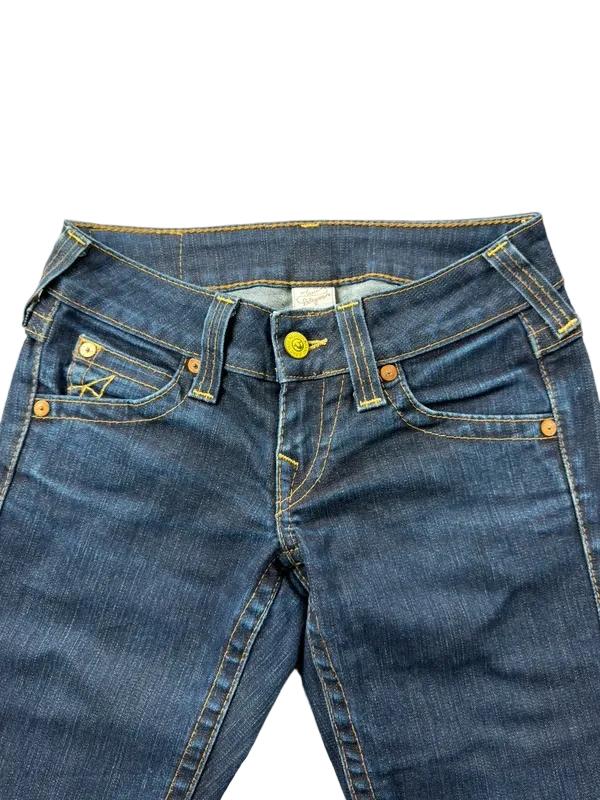 True Religion Low Rise Joey Bootcut W26/S Y2K McBling Vintage