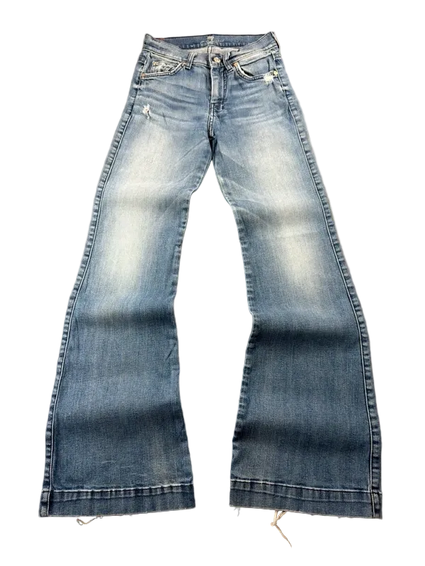 7 For All Mankind Low Rise W23 Bootcut McBling Y2K Japan Style