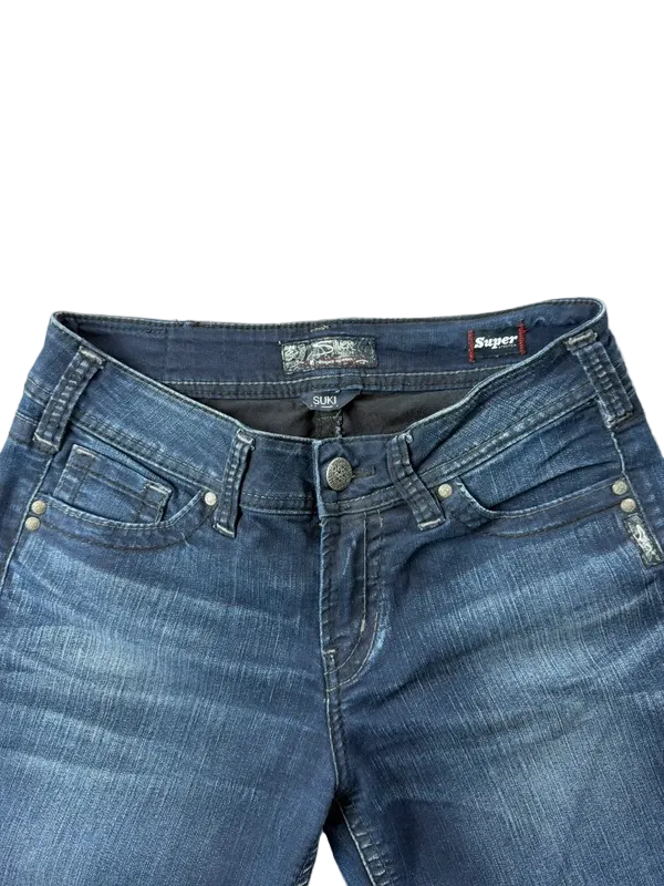 Silver Jeans Suki Low Rise Bootcut Jeans Damen W29/M Y2K Miss Me Style