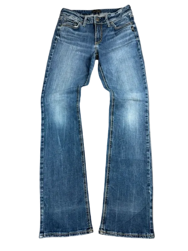 Silver Jeans Elise Slim W28 Mid Rise Bootcut