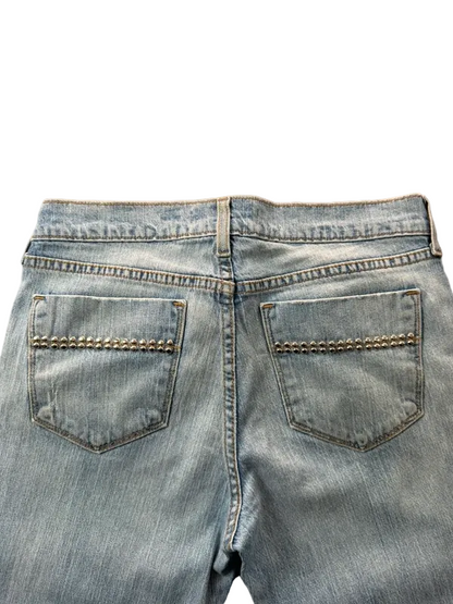 Old Navy Low Rise W28 Bootcut Miss Me Style McBling Y2K
