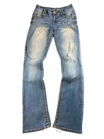 WallFlower Bootcut Jeans Damen W26/S Vintage Y2K Denim japanstyle