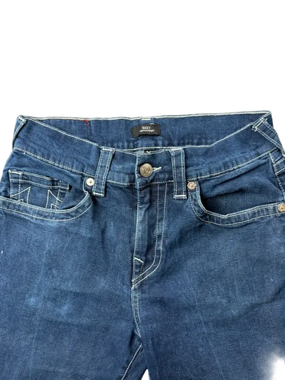 True Religion Ricky Relaxed Straight Jeans W29/M Y2K Dark Wash Premium Denim