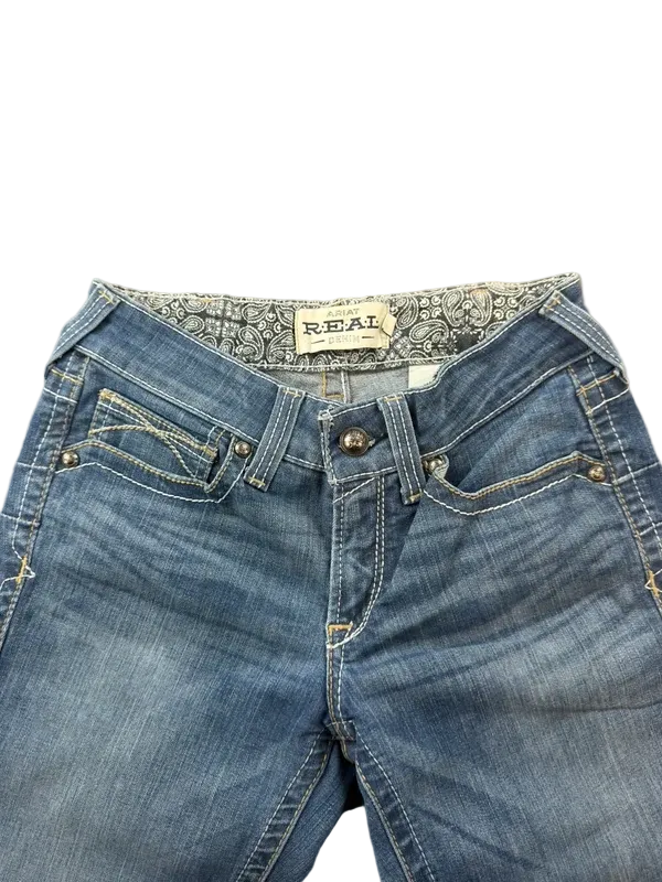 Ariat Low Rise Bootcut W25 Western Cowgirl Y2K Miss Me Style