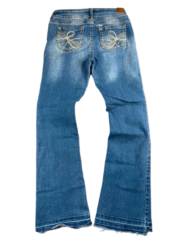 WallFlower Bootcut Jeans Damen W27/S Y2K Curvy Fit Japanstyle Vintage