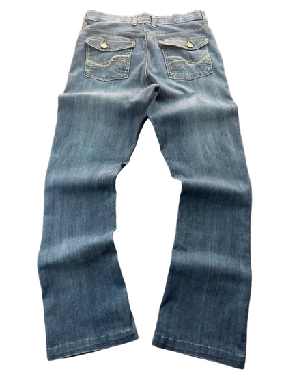 Lee The Moore Mid Rise W29 Bootcut Miss Me Style Y2K Vintage