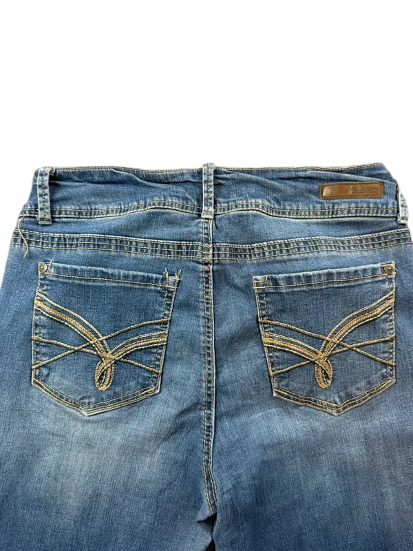 WallFlower Y2K Low Rise Bootcut Jeans Damen W28 Vintage McBling Flare