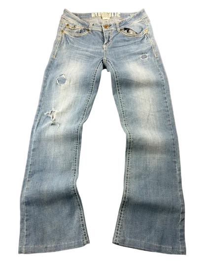 Hydraulic Low Rise Lola Curvy Flare W27 Bootcut Miss Me Style McBling Y2K Japan Style