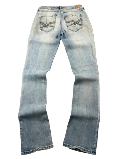 Aeropostale Low Rise Bootcut W25 Y2K McBling Miss Me Style