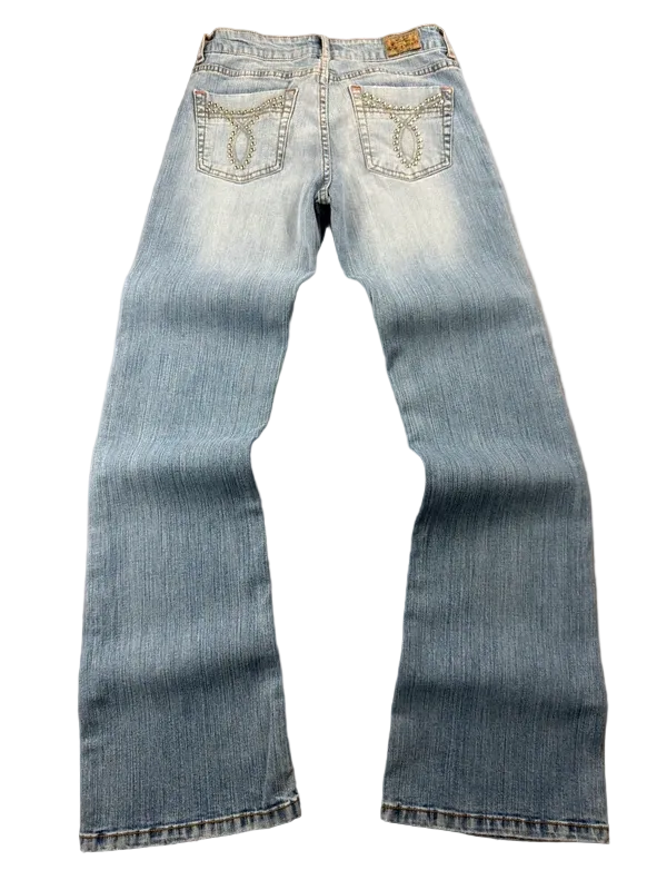 Paris Blues Low Rise W24 Bootcut McBling Y2K Japan Style Miss me Style