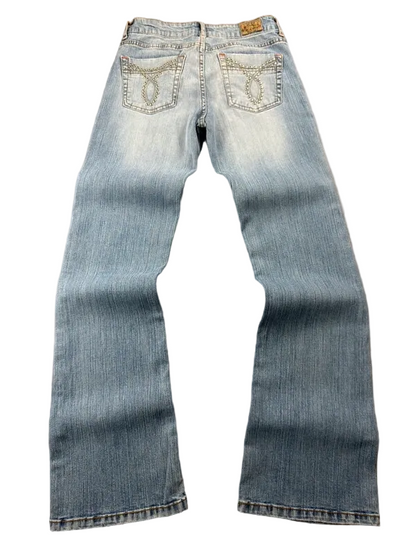 Paris Blues Low Rise W24 Bootcut McBling Y2K Japan Style Miss me Style