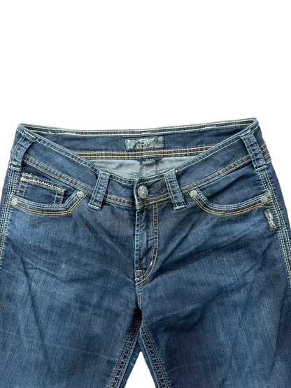 Silver Jeans Low Rise W32 Suki Surplus Bootcut Miss Me Style McBling Y2K Japan Style