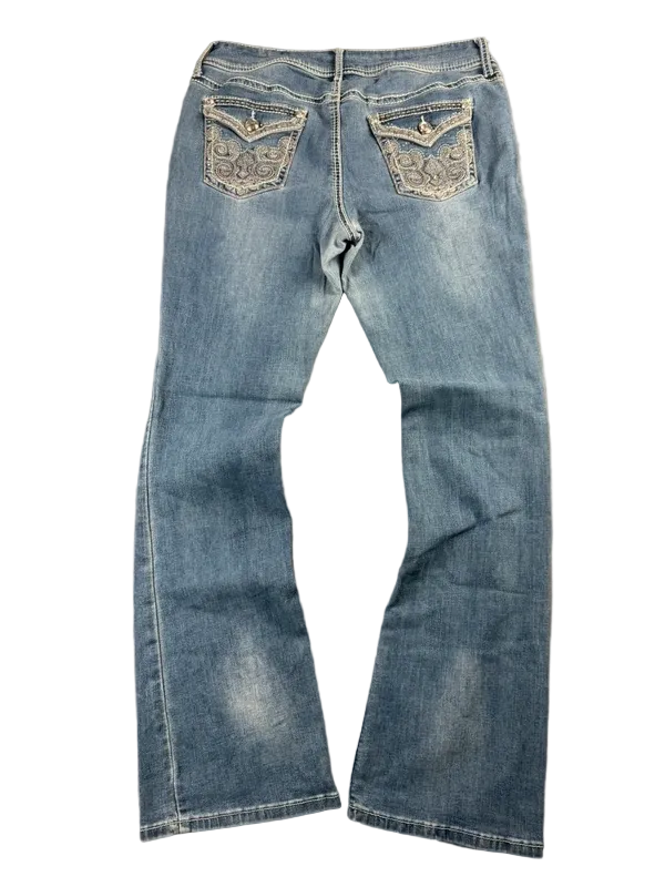 APT.9 Bootcut Jeans Damen W30 Y2K McBling Miss Me Style Japanstyle