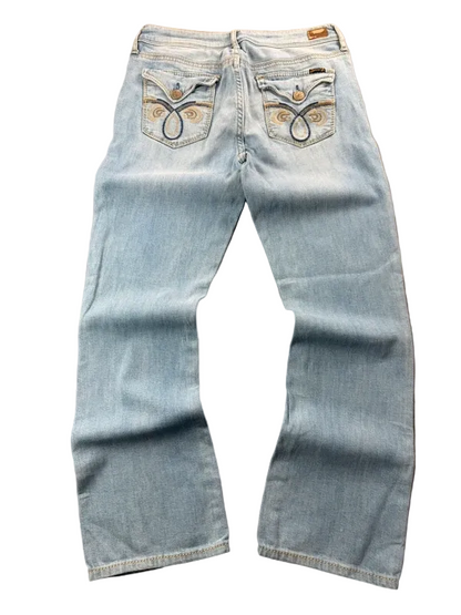 Seven7 Mid Rise W29 Bootcut Miss Me Style Rock Revival McBling Y2K