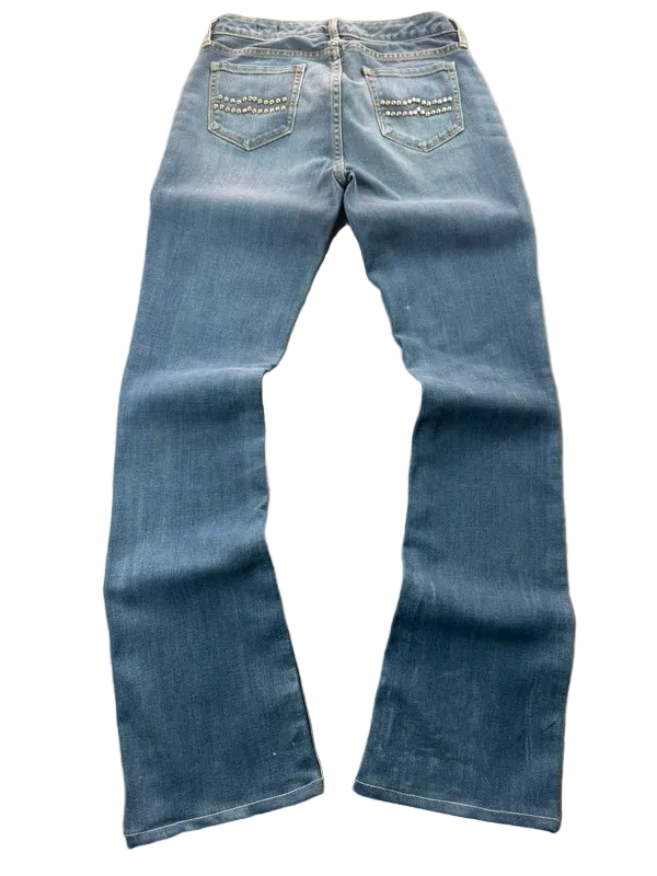 Arizona Jeans Co Low Rise Bootcut Jeans Damen W25/S Y2K McBling miss me Style