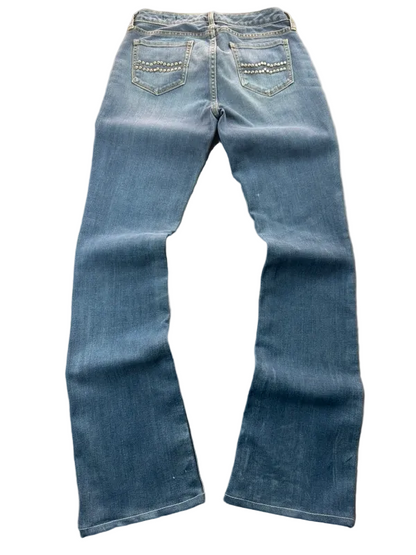 Arizona Jeans Co Low Rise Bootcut Jeans Damen W25/S Y2K McBling miss me Style
