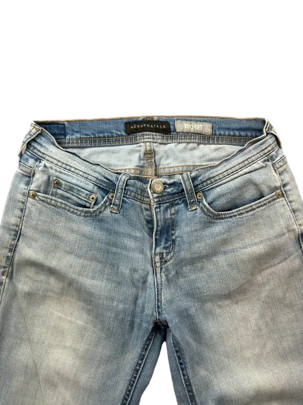 Aeropostale Low Rise Bootcut W25 Y2K McBling Miss Me Style