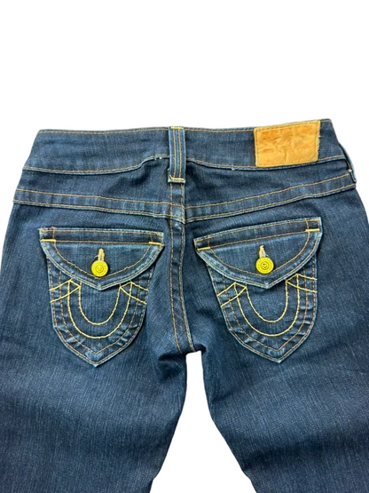 True Religion Low Rise Joey Bootcut W26/S Y2K McBling Vintage