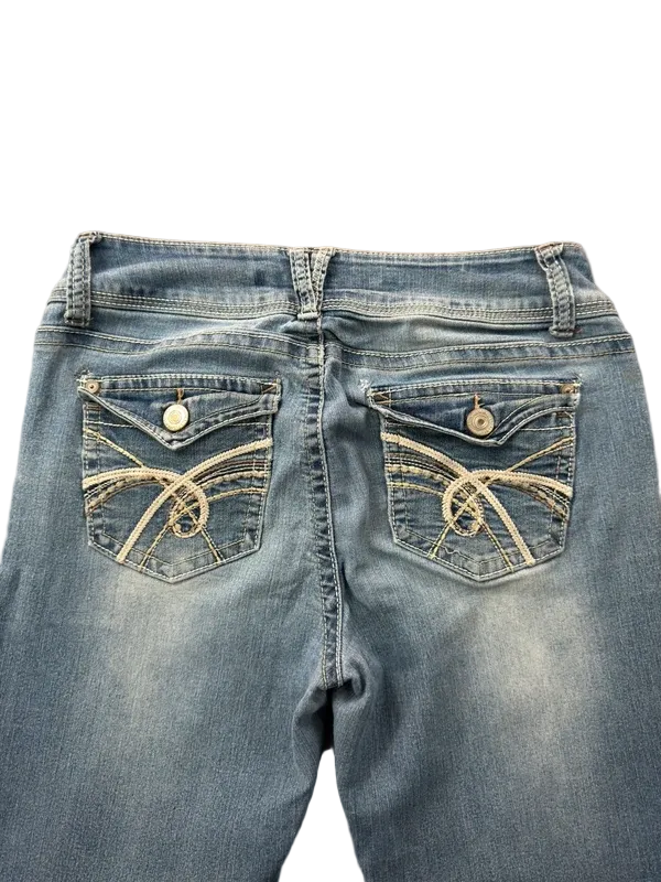 WallFlower Low Rise Bootcut W27 Y2K Miss Me Style McBling Japan Style