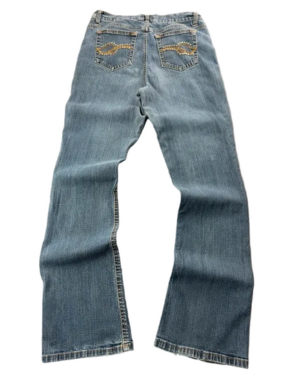 Jaclyn Smith Mid Rise W27 Bootcut Miss Me Style McBling Y2K
