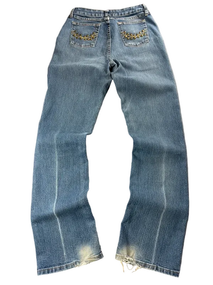 Riders by Lee W26 Mid Rise Bootcut Miss Me Style McBling Y2K