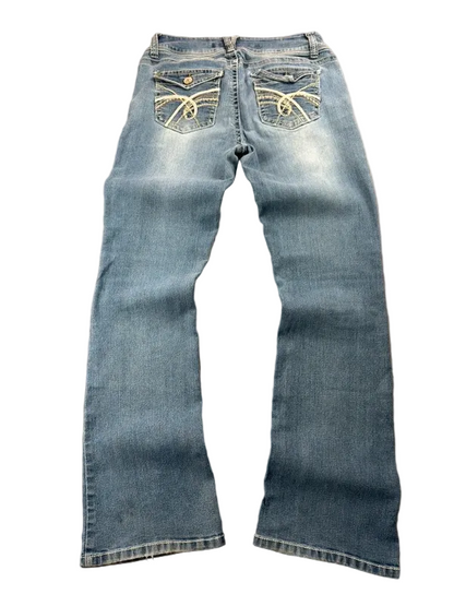 WallFlower Low Rise Bootcut W27 Y2K Miss Me Style McBling Japan Style