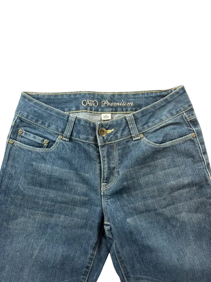 CAO Premium Low Rise Bootcut Jeans W28 Y2K McBling Miss Me Style