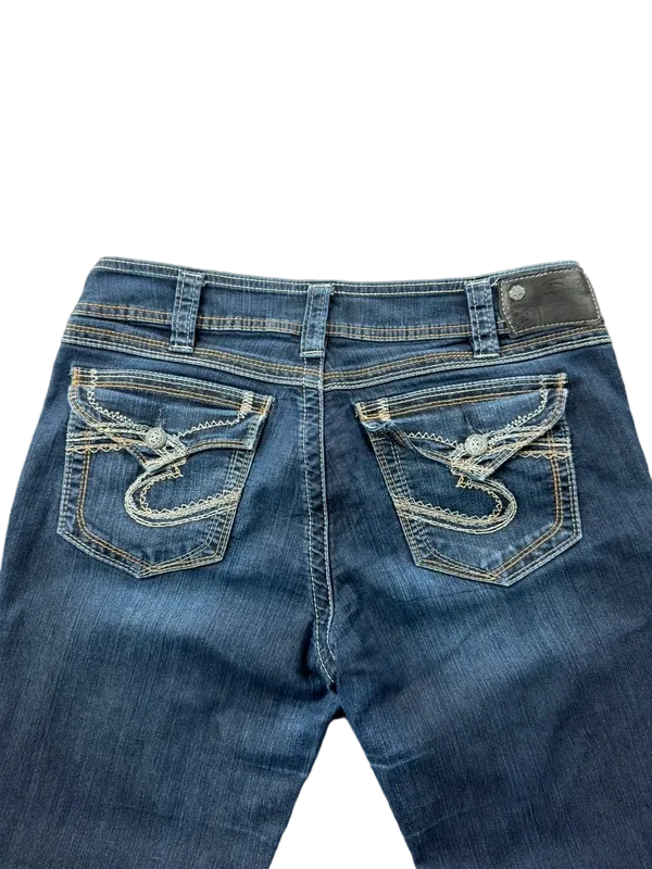 Silver Jeans Low Rise W32 Suki Surplus Bootcut Miss Me Style McBling Y2K Japan Style