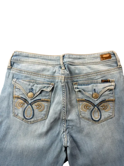 Seven7 Mid Rise W29 Bootcut Miss Me Style Rock Revival McBling Y2K
